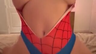 Salomelons – Salmunozz Video Spider Man Riding Until it Cums